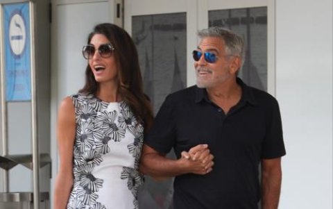 Amal y George Clooney.