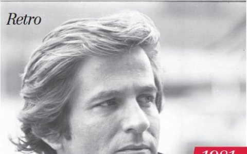 Pablo Alarcón en un artículo de una revista de 1981, cuando era uno de los galanes más cotizados de Argentina.