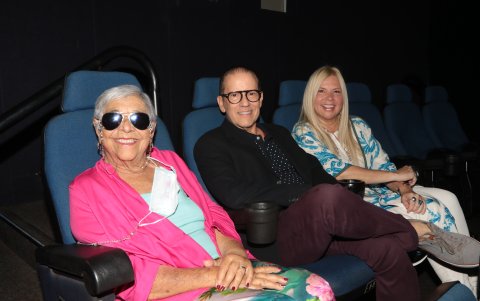 María Ventura de Espinoza, Jorge Vallarino y Cidinha de Weber.