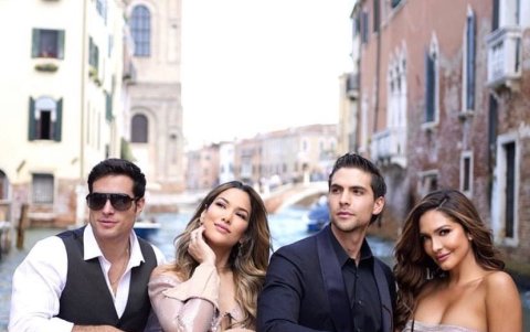 Con Danilo Carrera y Johann Vera.