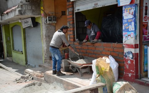 Arreglo. Esta es la vivienda que fue impactada, para la que aún se busca fondos.