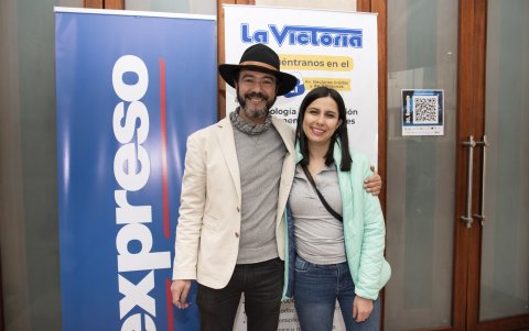 Pedro Saad  y Érika Corral.