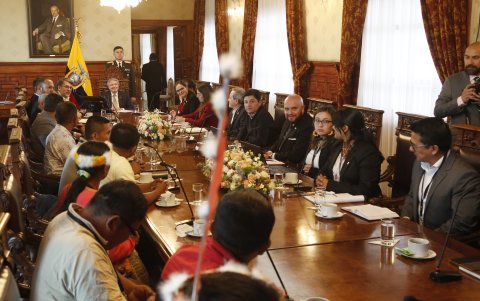 Los videos corresponden a una reunión del mandatario realizada el 5 de septiembre en Carondelet.