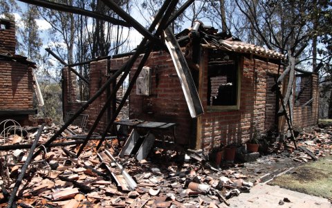 Destruida. Solo una vivienda quedó en ruinas. No hubo otras pérdidas.