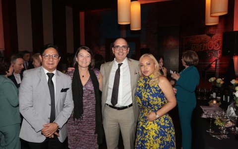 Allan Guerrero, Alicia Martini, Erik Martini y Nery Meregildo.