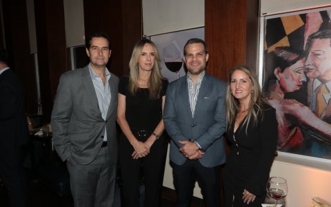 Bruno Zavala,  María Dolores Campana, Carlos Zambrano y Sofía Naranjo.