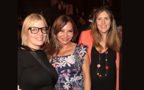 Leonor Pazos, Patricia Elías y Paula Casado.