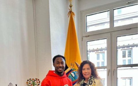 John Yeboah obtuvo sus papeles ecuatorianos.