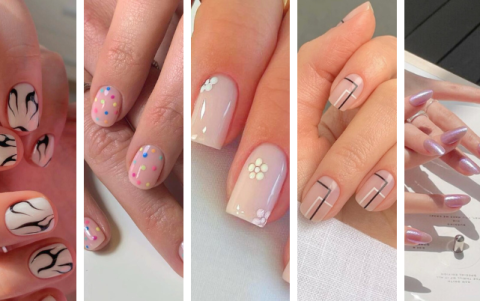 De izquierda a derecha: tribales, a puntos, flores, líneas, brillos