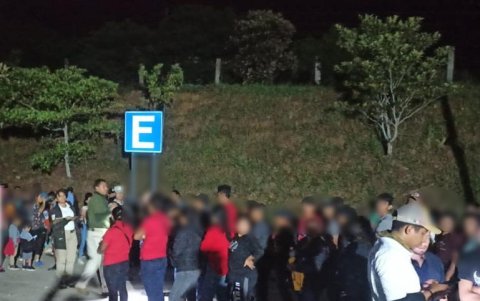 Entre los hallados hay 43 familias originarias de Guatemala y Honduras.