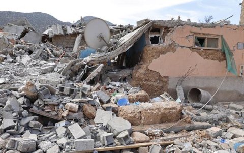 Pueblo de Talat N'Yaaqoub, sur de Marrakesh, Marruecos.