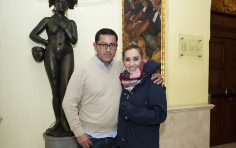 Johnny Mazón y María Isabel Aguirre.