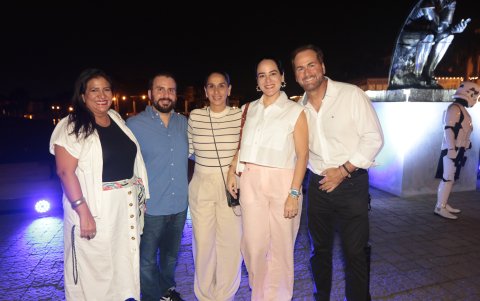 Adriana Caicedo, Alfredo Paulson, Daniella Durán, Priscilla Patiño y Antonio Gonzenbach.