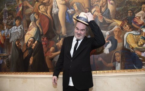 Daniel Jobim se lució dentro y fuera del escenario.