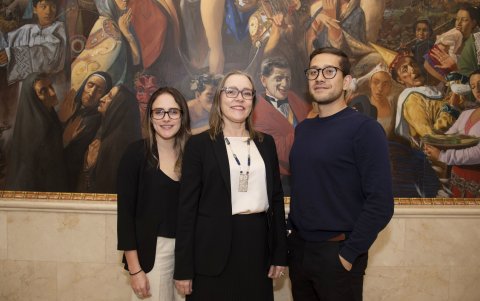 Taina Mordt, Matilde Mordt y Will Alfonzo.