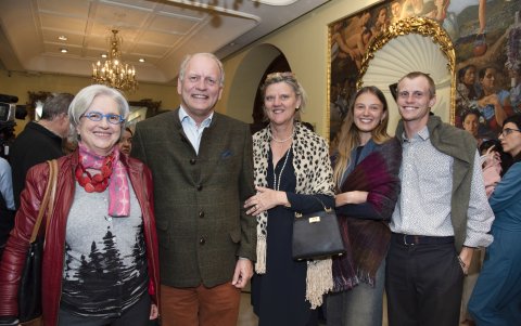 Raquel Serur, Charles-Michel Geurts, Sibylle Ouverx, Linda Specogna y Joaquin Geurts.