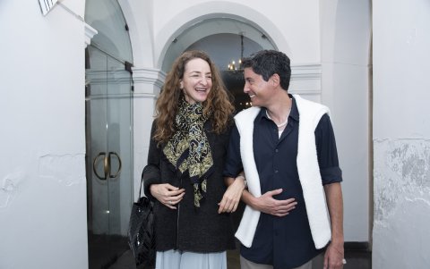 Oriana Cavallero y Manuel Antonio Escadón.