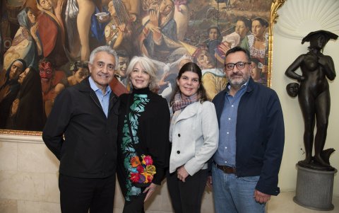 Alfredo León, Gabriela Sáenz, Priscilla Viegas y Javier León.