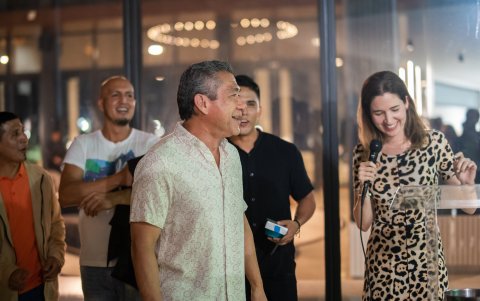 Elio Wong hace un recorrido por la ruta.