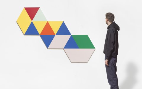 Obra de la artista argentina Amalia Pica, Galería Maulborough de Madrid.