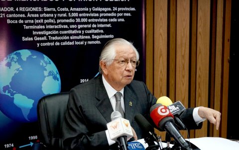 Polibio Córdova es presidente de la encuestadora Cedatos.