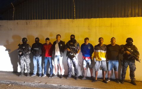 Tres de los cuatro detenidos registran antecedentes penales.