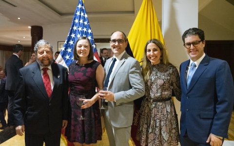 Johnny Czarninski, Alicia y Erik Martini, Yael Czarninski y Gad Czarninski.