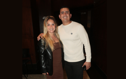 Melba Terán y Gabriel Fischer.