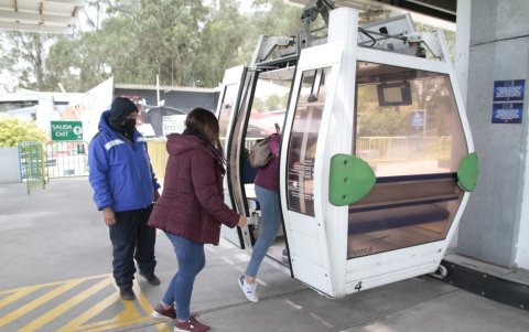 El teleférico fue reaperturado el viernes 15 de septiembre después de solventar las novedades reportadas por los bomberos.