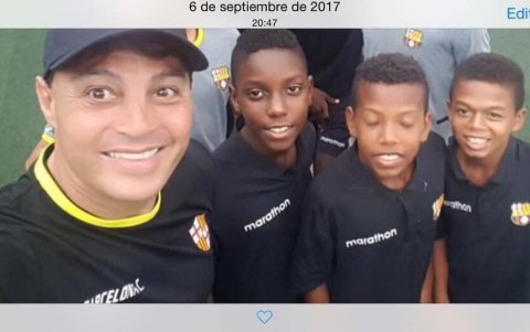 Carlos Alfaro Moreno y Allen Obando en los inicios.