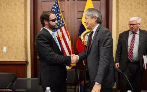 En EE. UU., Lasso realizó acuerdos para el combate al narcotráfico en el país.