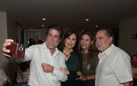 Jaime Lebed, Puchi de Lebed, Margarita Ycaza de Ortega y Ricardo Ortega.