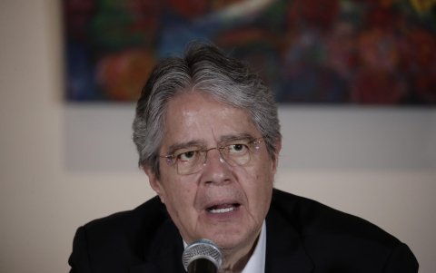 Fotografía de archivo en la que se registró al presidente de Ecuador, Guillermo Lasso, en San José (Costa Rica).