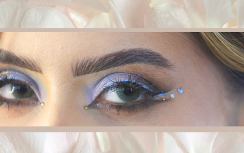 Las piedritas le brindan brillo a tu mirada.