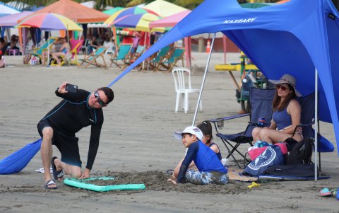 Atacames. Es uno de los puntos turísticos más visitados de turistas de la parte norte del país.
