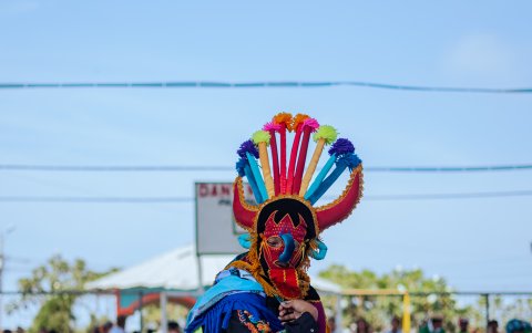 Danzantes de las regiones Costa, Sierra y Amazonía se hicieron presentes en el acto.