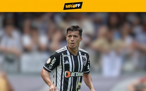 Alan Franco fue de titular pero cayó derrotado ante el Atlético Paranaense.