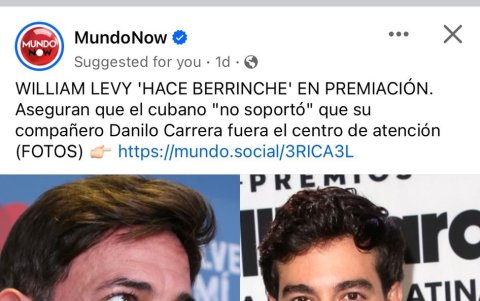 William Levy y el ecuatoriano.