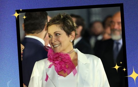 Lucía Pazmiño Salvador, esposa del vicepresidente Alfredo Borrero.