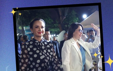 Marcela Aguiñaga y Luisa González.