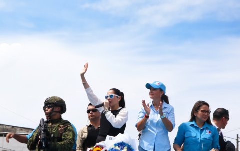 González estuvo en Quito el 11 de octubre y cierra campaña en Guayaquil.