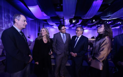 Vicente Albornoz, María de los Ángeles Rodríguez, Barry Morocho, Benjamín Ortiz y María Isabel Parra.