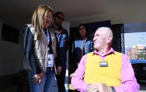 Durante este 13 de octubre se ejecutó el voto en casa para los adultos mayores.