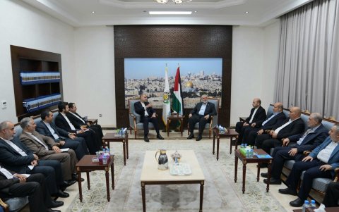 La reunión entre los representantes de Irán y Hamas contó con más participantes y trató sobre el conflicto con Israel.