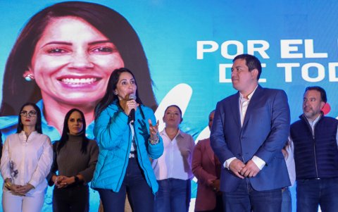 En su aceptación de los resultados, González se mostró conciliadora con Daniel Noboa.