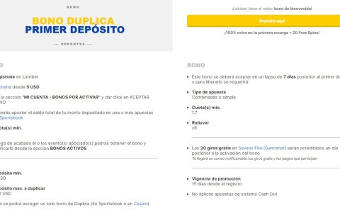 Multiplica tus oportunidades con las opciones de Latribet bono