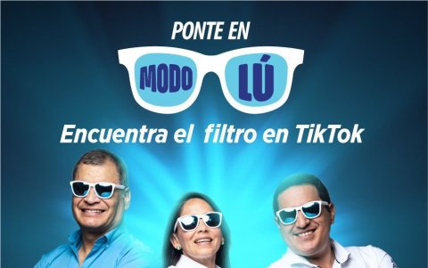 El correísmo, por su parte, aplicó el 'Modo Lú' y los borregos con IA como parte de su campaña.