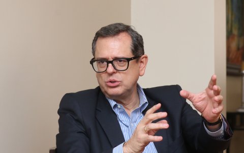 Carlos Rabascall, excandidato a la vicepresidencia de la República por UNES en el 2021.