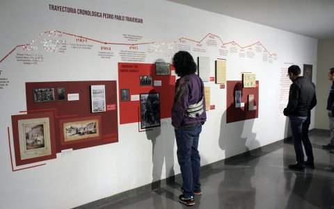 Parte de la exposición.