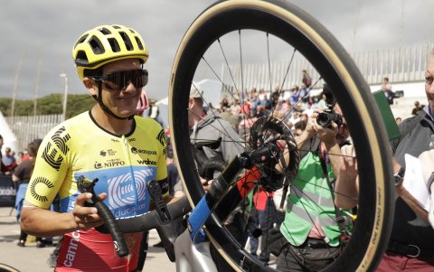 Richard Carapaz es el rival a vencer en la prueba de ciclismo de ruta.